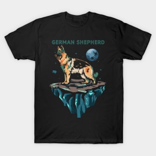 German shepherd in space T-Shirt